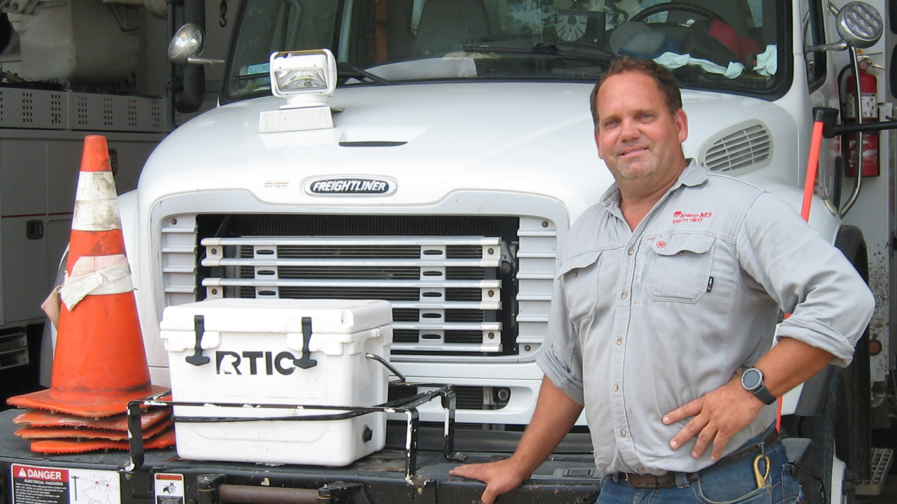 Terry Clark, shift serviceman, from Cleveland, Mississippi.